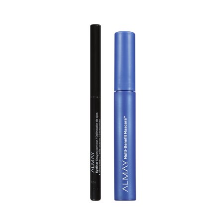 Almay Multi-Benefit Mascara Eyeliner Pack - 503 Black - 0.24 Fl Oz + 0.01oz - Bellso